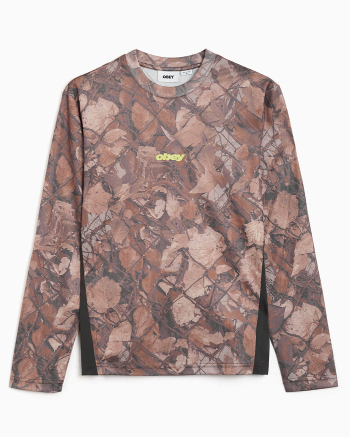 Sweatshirts OBEY Clothing Basecamp Camo Print Relaxed Men's Sweatshirt - 131030151-FNC