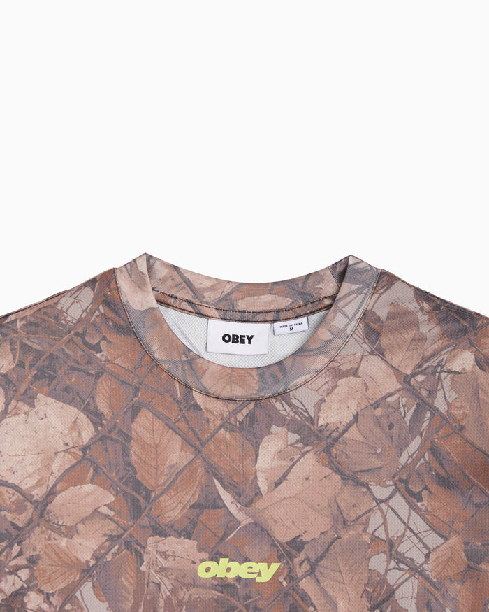 Sweatshirts OBEY Clothing Basecamp Camo Print Relaxed Men's Sweatshirt - 131030151-FNC