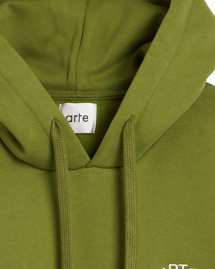 Sweatshirts Arte Antwerp Cor Embroidered Relaxed Men's Hoodie - AW26-119H-Green