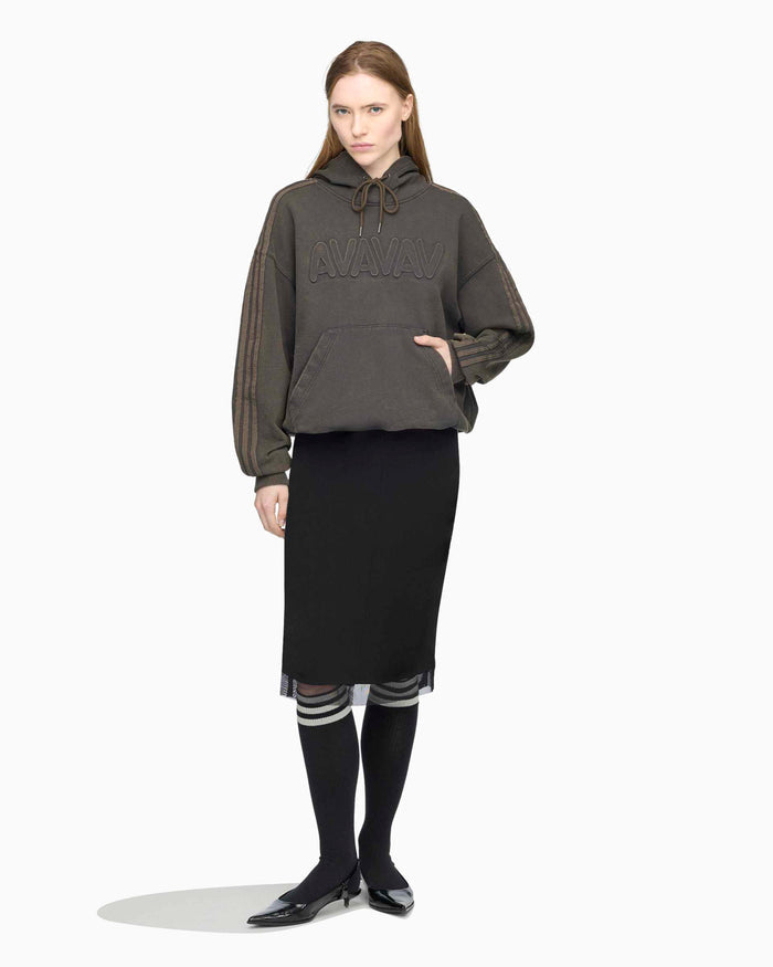 Sweatshirts adidas Originals x AVAVAV Shoulderless Logo Oversize Women's Hoodie - KF4970