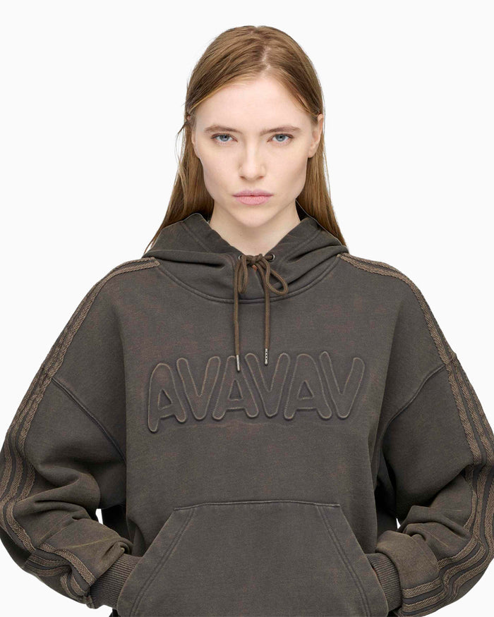 Sweatshirts adidas Originals x AVAVAV Shoulderless Logo Oversize Women's Hoodie - KF4970
