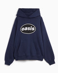 Sweatshirts Pleasures x Oasis Knebworth Logo Relaxed Men's Hoodie - P26OA005-NAVY