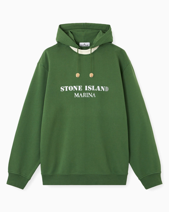 Sweatshirts Stone Island Marina Logo Relaxed Men's Hoodie - L1S156100054-V005I