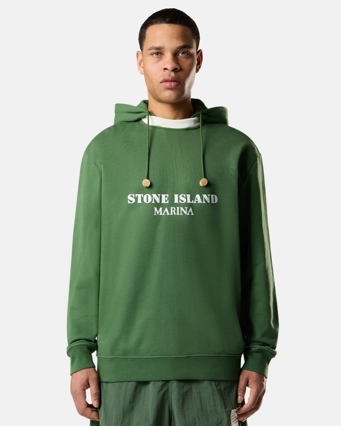 Sweatshirts Stone Island Marina Logo Relaxed Men's Hoodie - L1S156100054-V005I