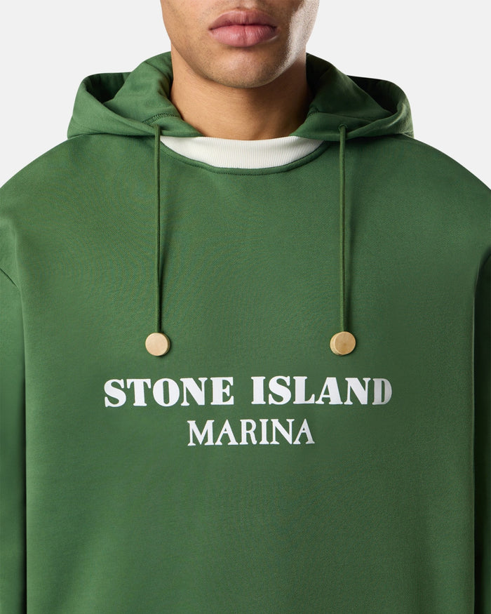 Sweatshirts Stone Island Marina Logo Relaxed Men's Hoodie - L1S156100054-V005I