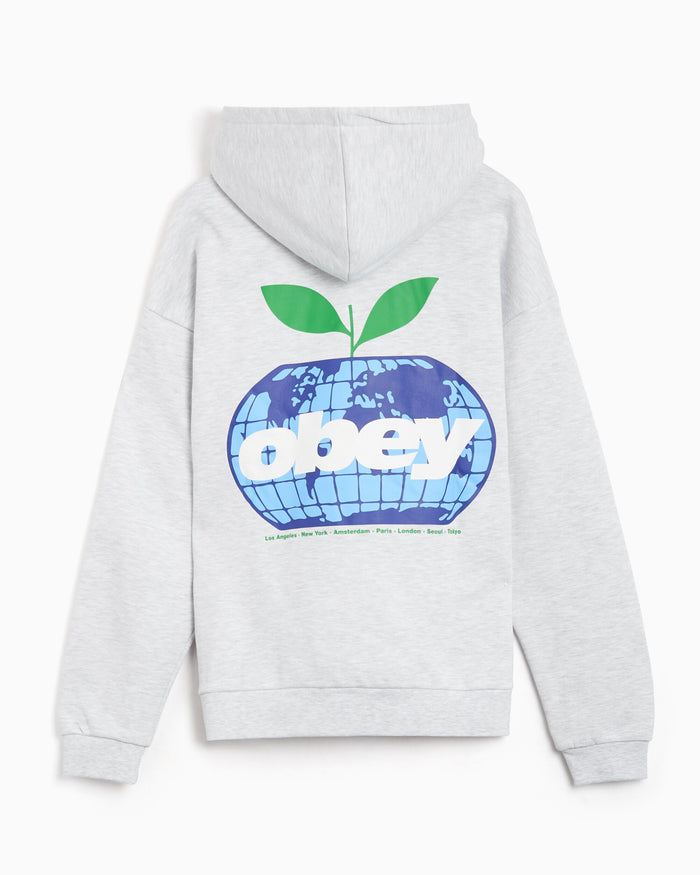 Sweatshirts OBEY Clothing Intercontinental Relaxed Men's Hoodie - 111610070-AGRY