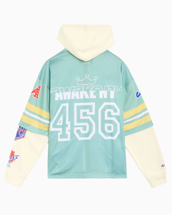 Sweatshirts Awake NY Headcrack Champs Graphic Relaxed Men's Zip-Up Sweatshirt - AWK-SP26-HD005-GRE