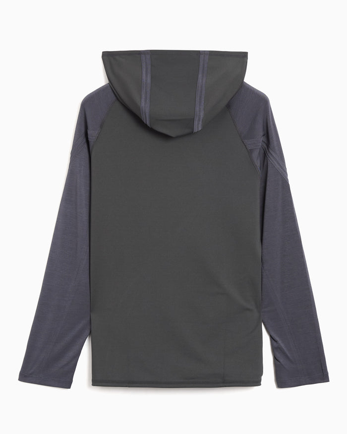 Sweatshirts SAN SAN GEAR Wave Logo Men's Zip-Up Sweatshirt - SG2601OTLS002-BLUECHARCOAL