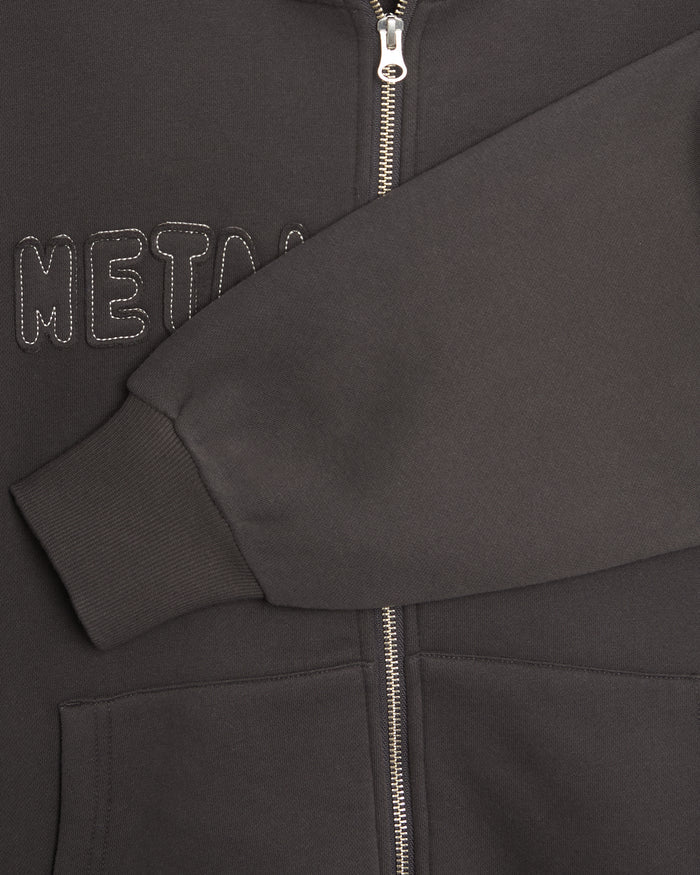Sweatshirts Metalwood Cutie with patches Relaxed Men's Zip-Up Sweatshirt - 26SS-06-02_TAR