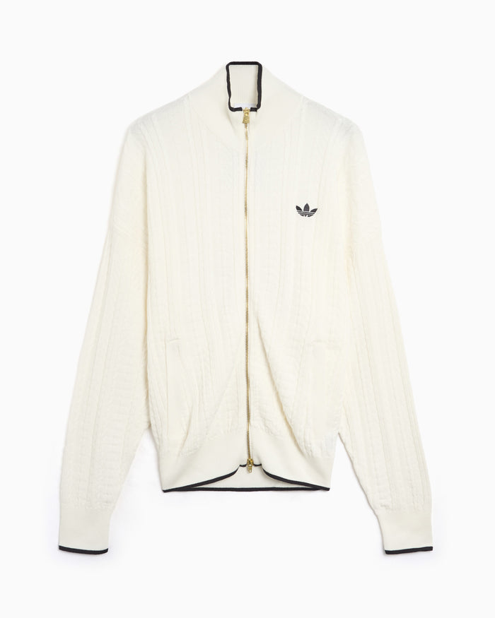 Sweatshirts adidas Originals Cable Knit Firebird Men's Zip-Up Sweatshirt - KR9762