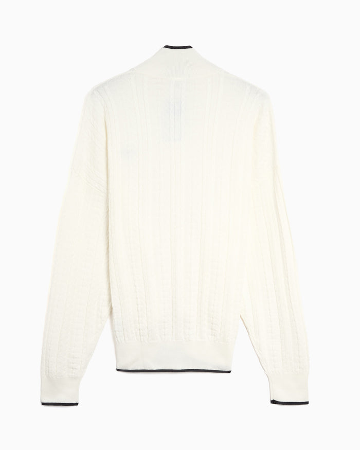 Sweatshirts adidas Originals Cable Knit Firebird Men's Zip-Up Sweatshirt - KR9762
