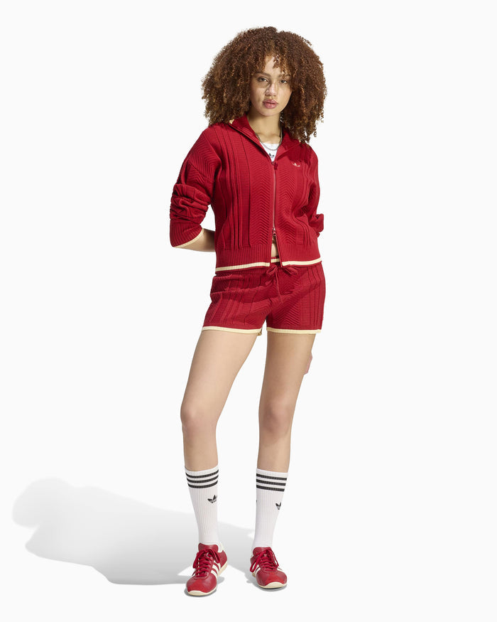 Sweatshirts adidas Originals Cable Knit Firebird Women's Zip-Up Sweatshirt - KR7046