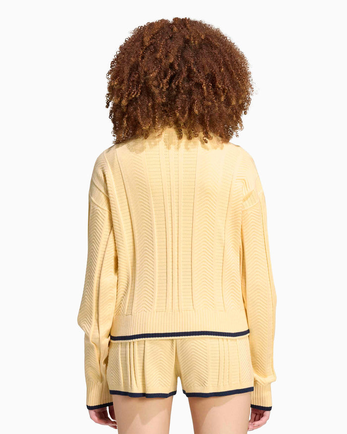 Sweatshirts adidas Originals Cable Knit Firebird Women's Zip-Up Sweatshirt - KR7047