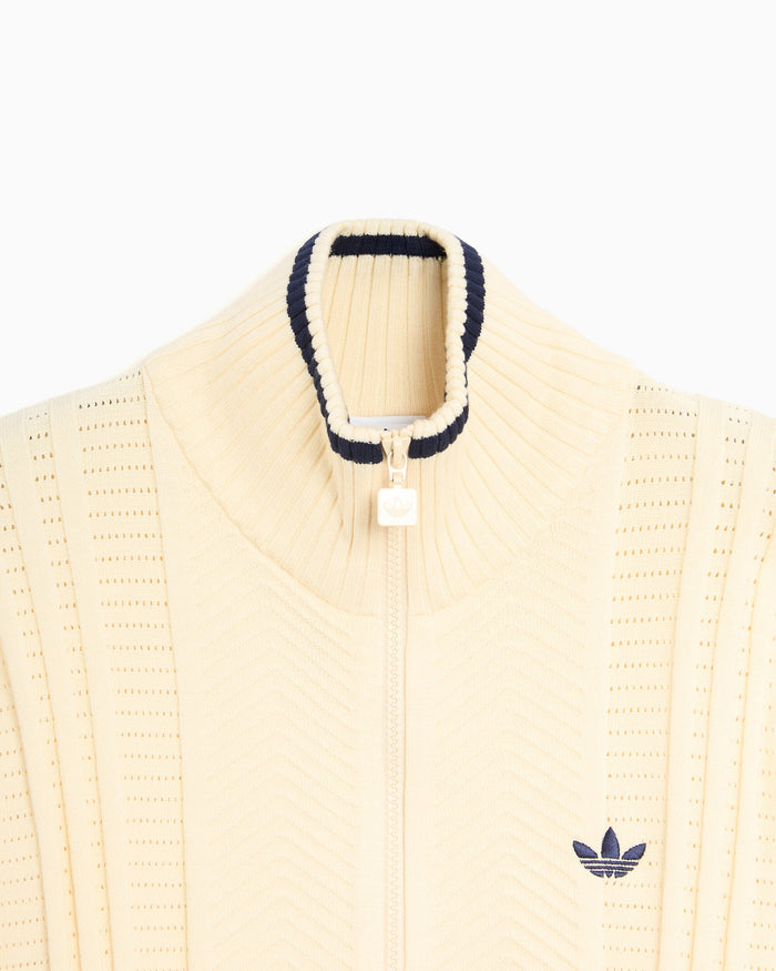 Sweatshirts adidas Originals Cable Knit Firebird Women's Zip-Up Sweatshirt - KR7047