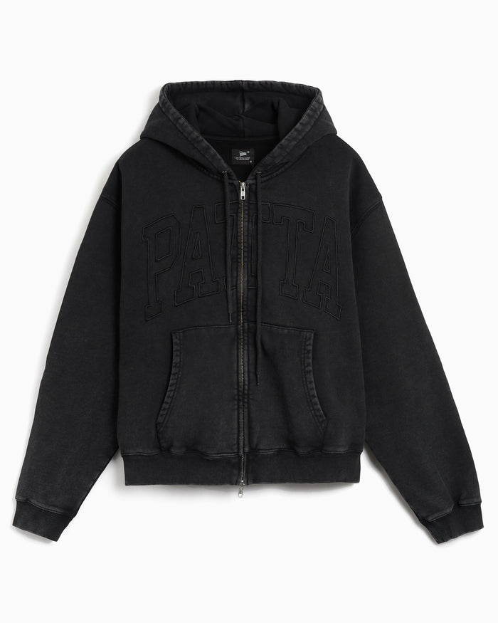 Sweatshirts Patta Loopback Logo Zip Men's Zip-Up Sweatshirt - POC-SS26-2010-331-0018-086