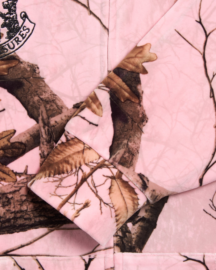 Sweatshirts Pleasures x Juicy Couture Realtree Velour Men's Zip-Up Sweatshirt - P25JC001-PINK