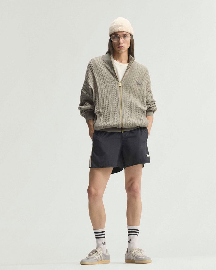 Sweatshirts adidas Originals Cable Knit Firebird Relaxed Men's Zip-Up Sweatshirt - KR9761