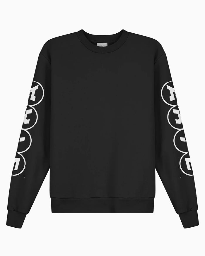 Sweatshirts Arte Antwerp Sleeve Graphic Relaxed Men's Sweatshirt - SS26-158C-Black