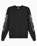 Sweatshirts Arte Antwerp Sleeve Graphic Relaxed Men's Sweatshirt - SS26-158C-Black