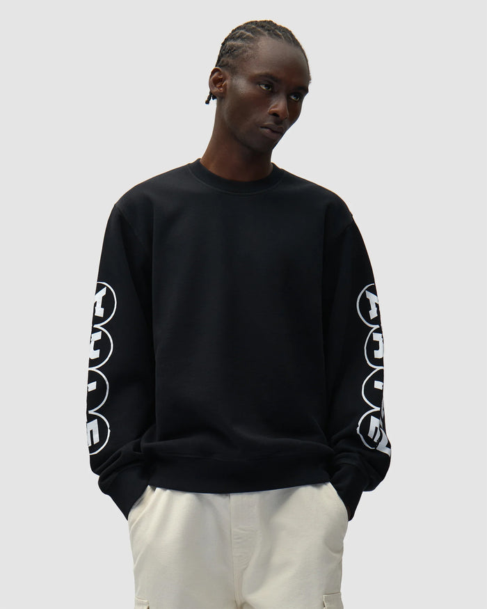 Sweatshirts Arte Antwerp Sleeve Graphic Relaxed Men's Sweatshirt - SS26-158C-Black