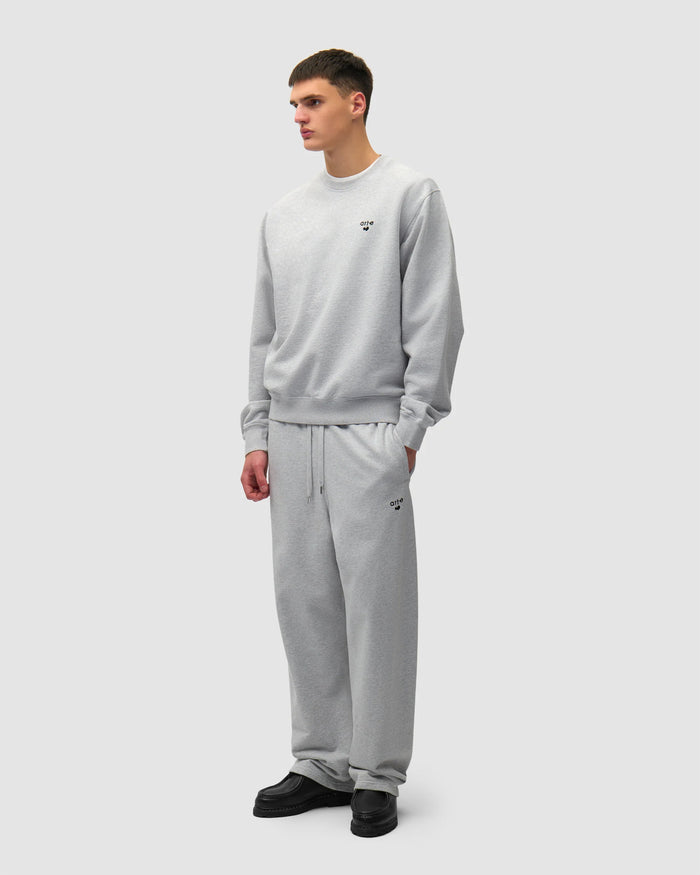 Sweatshirts Arte Antwerp Heart Logo Relaxed Men's Sweatshirt - SS26-164C-Grey