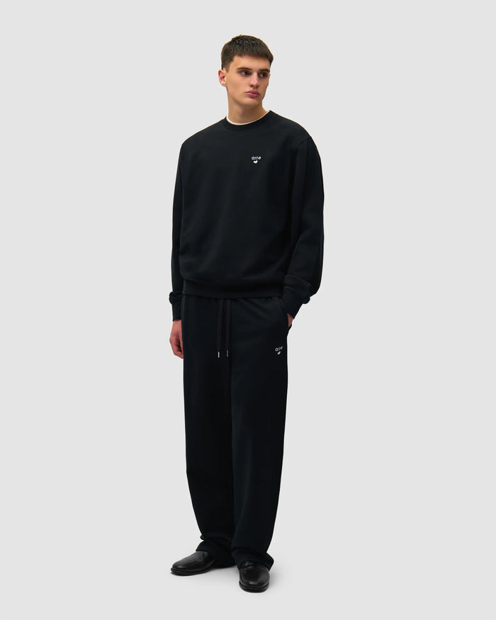 Sweatshirts Arte Antwerp Heart Logo Relaxed Men's Sweatshirt - SS26-164C-Black