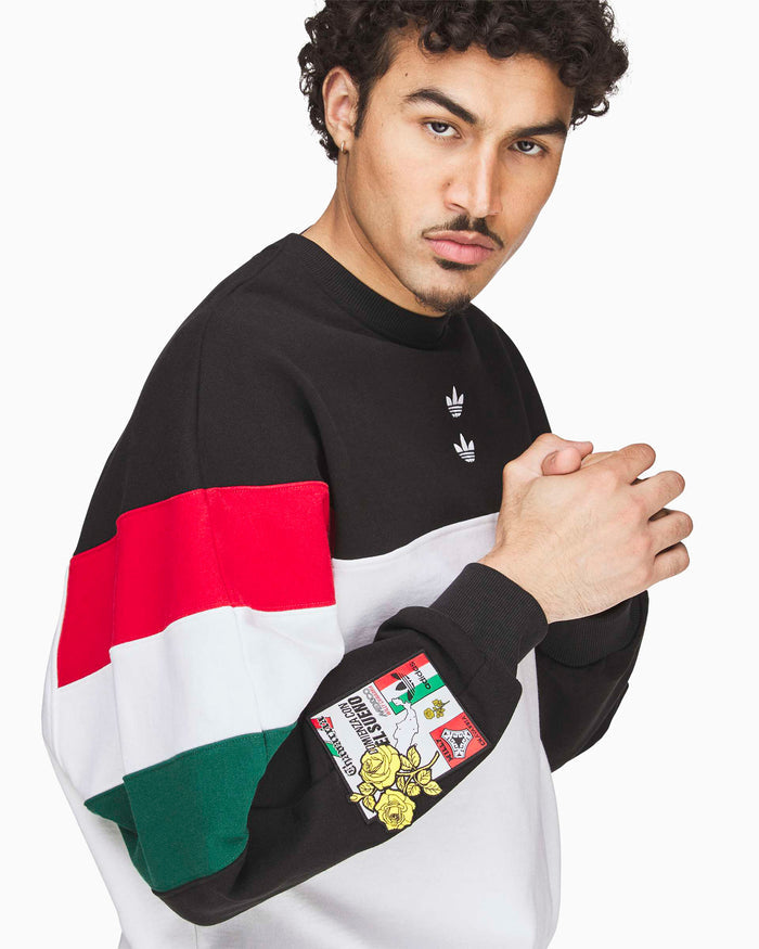 Sweatshirts adidas Originals x Willy Chavarria Logo Relaxed Men's Sweatshirt - KV1976