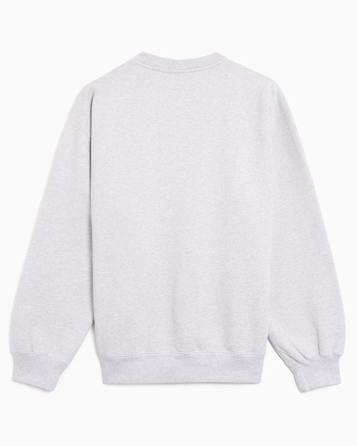 Sweatshirts by Parra Long Lost Leg with patches Boxy Men's Sweatshirt - 56135-Heathergrey