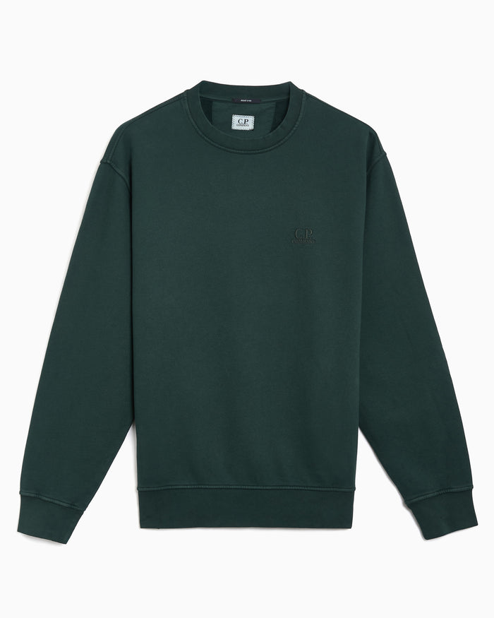 Sweatshirts CP Company Emerized Diagonal Fleece Men's Sweatshirt - 21CMSS718B006372R-697
