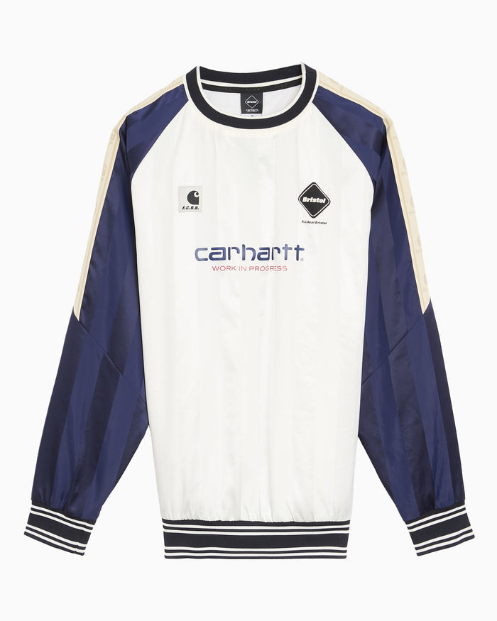 Sweatshirts Carhartt WIP x F.C. Real Bristol Warm Up Striped Unisex Sweatshirt - A261047-02XX