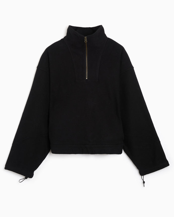 Sweatshirts gander Stevenson Smock Boxy Unisex Half Zip Sweatshirt - SS26016