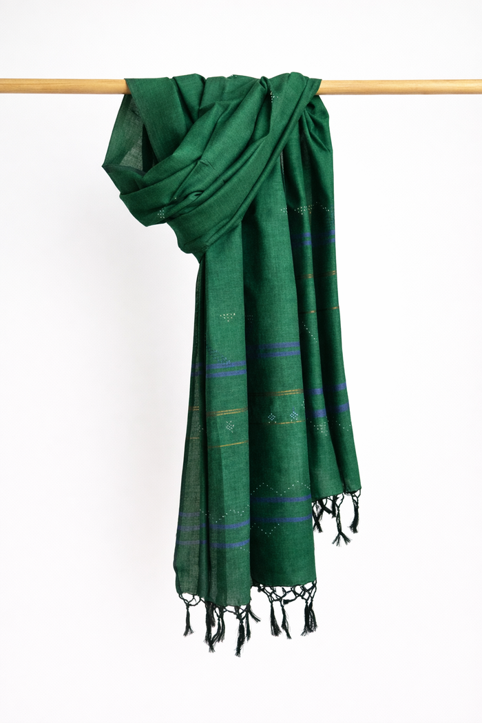 TANGALIYA COTTON HANDWOVEN DUPATTA