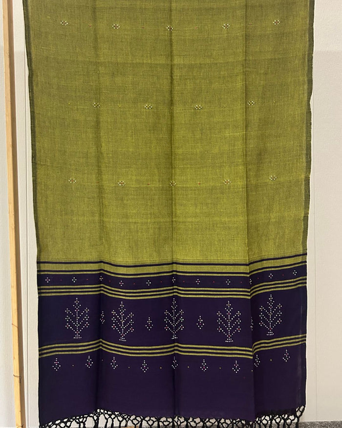 TANGALIYA COTTON HANDWOVEN DUPATTA