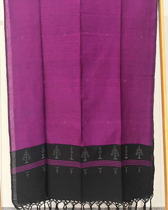 TANGALIYA COTTON HANDWOVEN DUPATTA