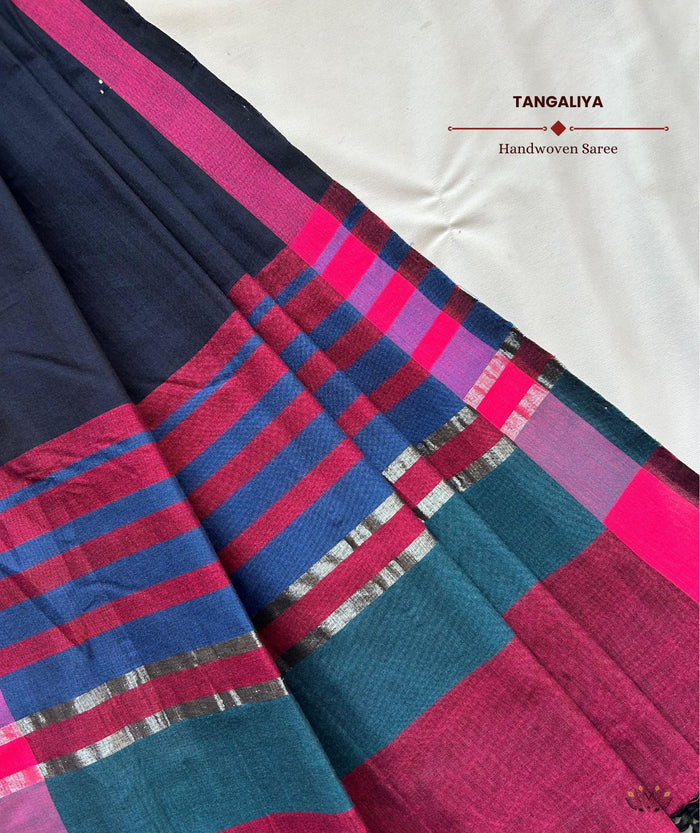 Tangaliya Cotton Handwoven Saree