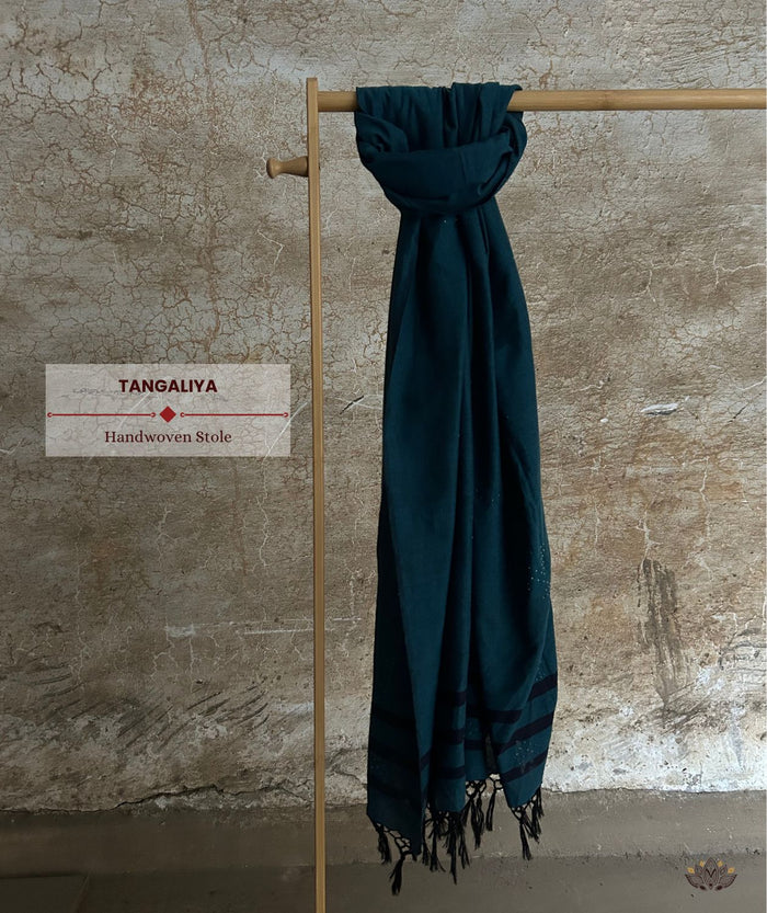 TANGALIYA COTTON HANDWOVEN STOLE / DUPATTA