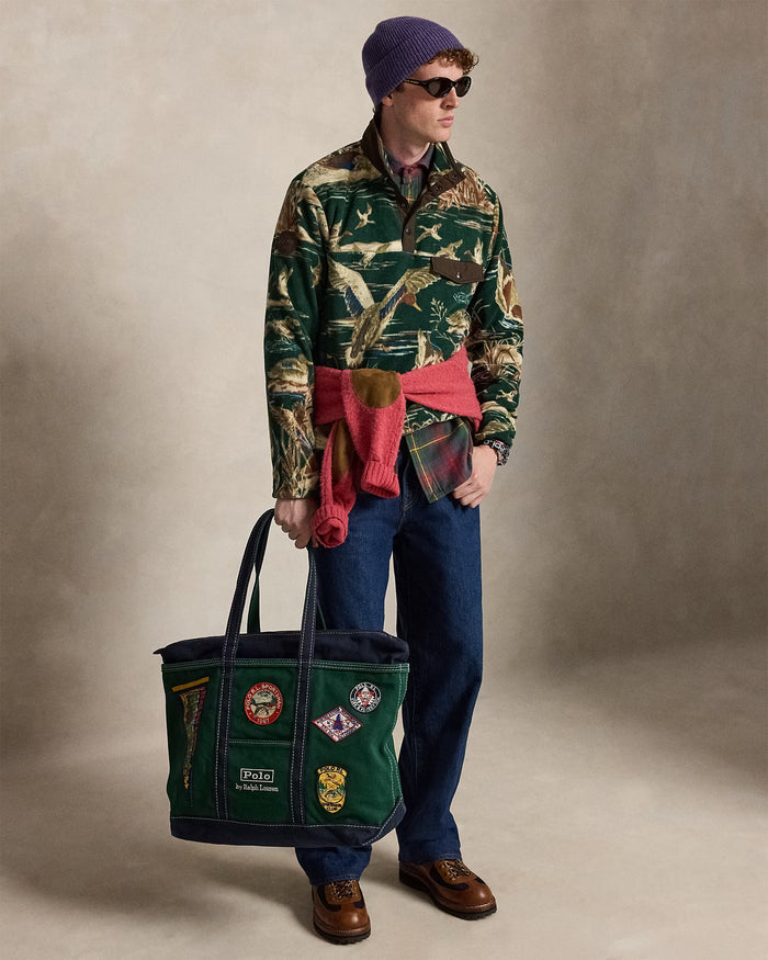 Tote Bags Polo Ralph Lauren With Patches Unisex Tote Bag - 405P16214001