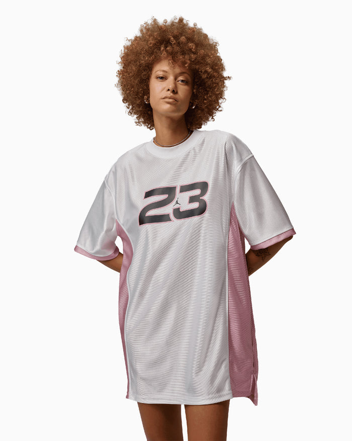 Dresses Jordan Jersey Logo Relaxed Women's Short Dress - IF1381-100