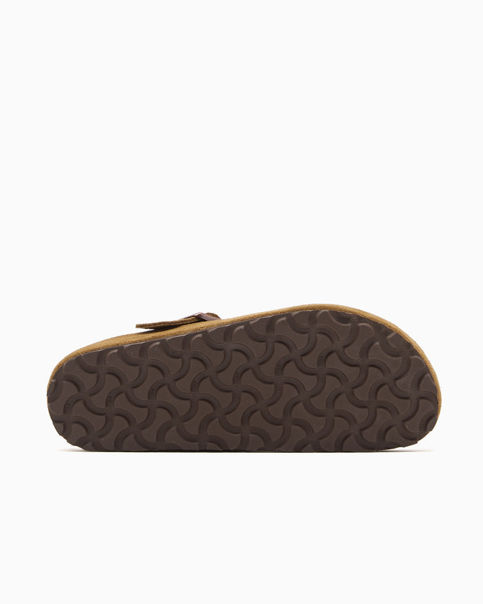 Shoes BIRKENSTOCK London Shearling Suede Leather Narrow Women's Shoes - 1014963