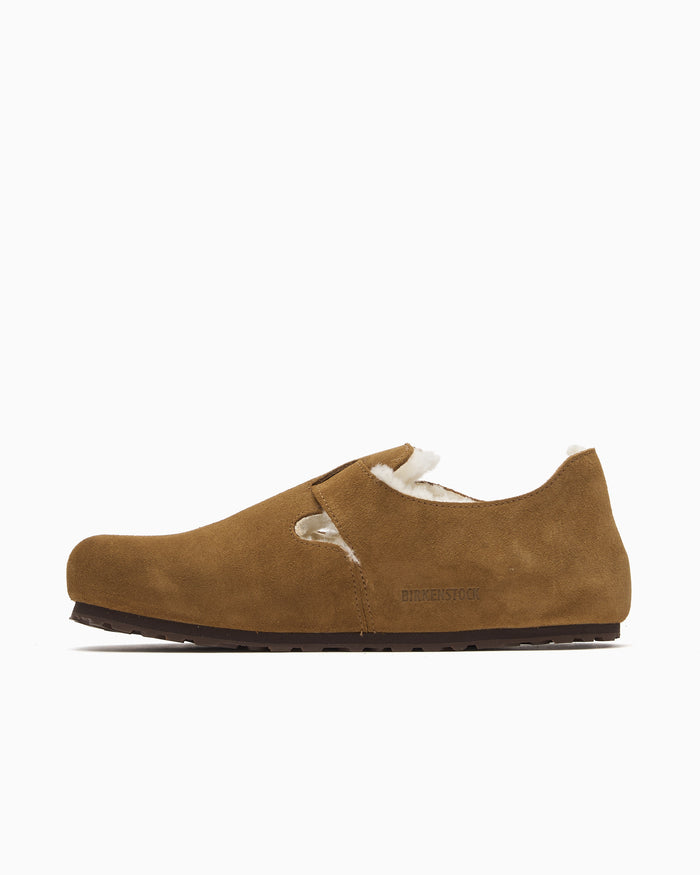 Shoes BIRKENSTOCK London Shearling Suede Regular Men's Shoes - 1014962