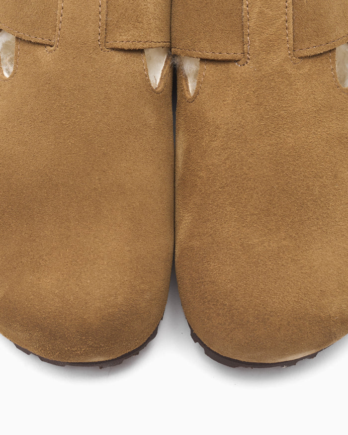 Shoes BIRKENSTOCK London Shearling Suede Regular Men's Shoes - 1014962