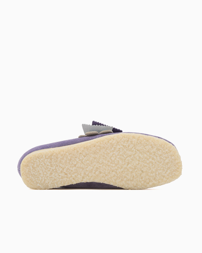 Shoes Clarks Wallabee Purple Interest Women's Shoes - 26186542