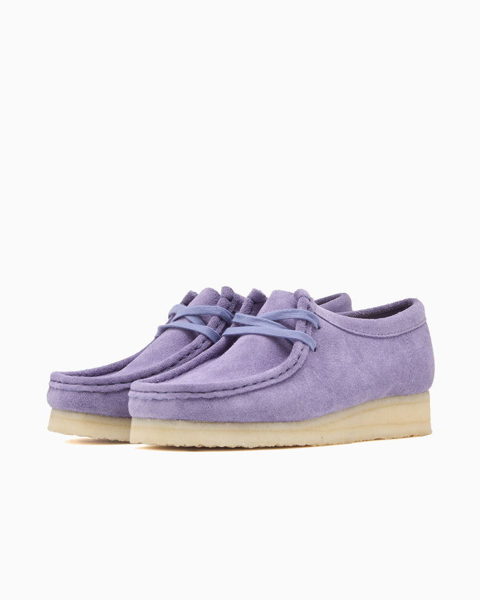 Shoes Clarks Wallabee Purple Interest Women's Shoes - 26186542