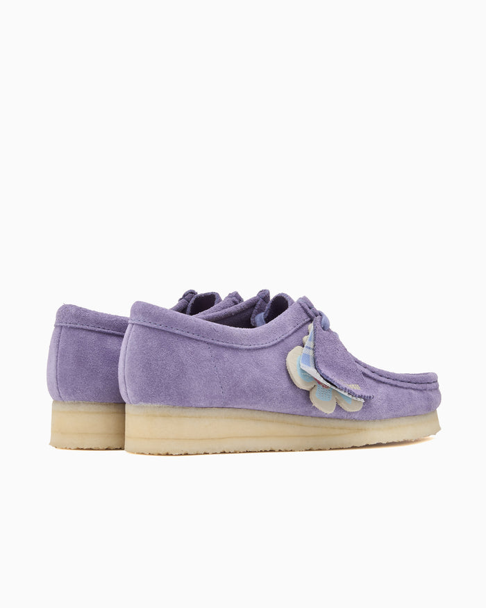 Shoes Clarks Wallabee Purple Interest Women's Shoes - 26186542
