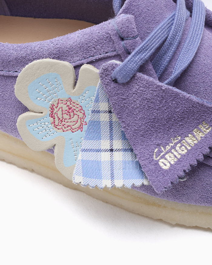 Shoes Clarks Wallabee Purple Interest Women's Shoes - 26186542